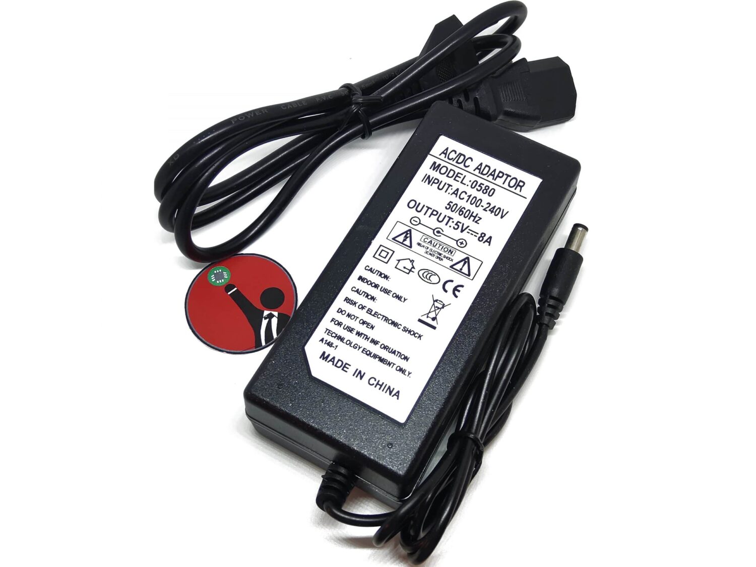 Fuente De Poder Transformador Cargador 5v 8a