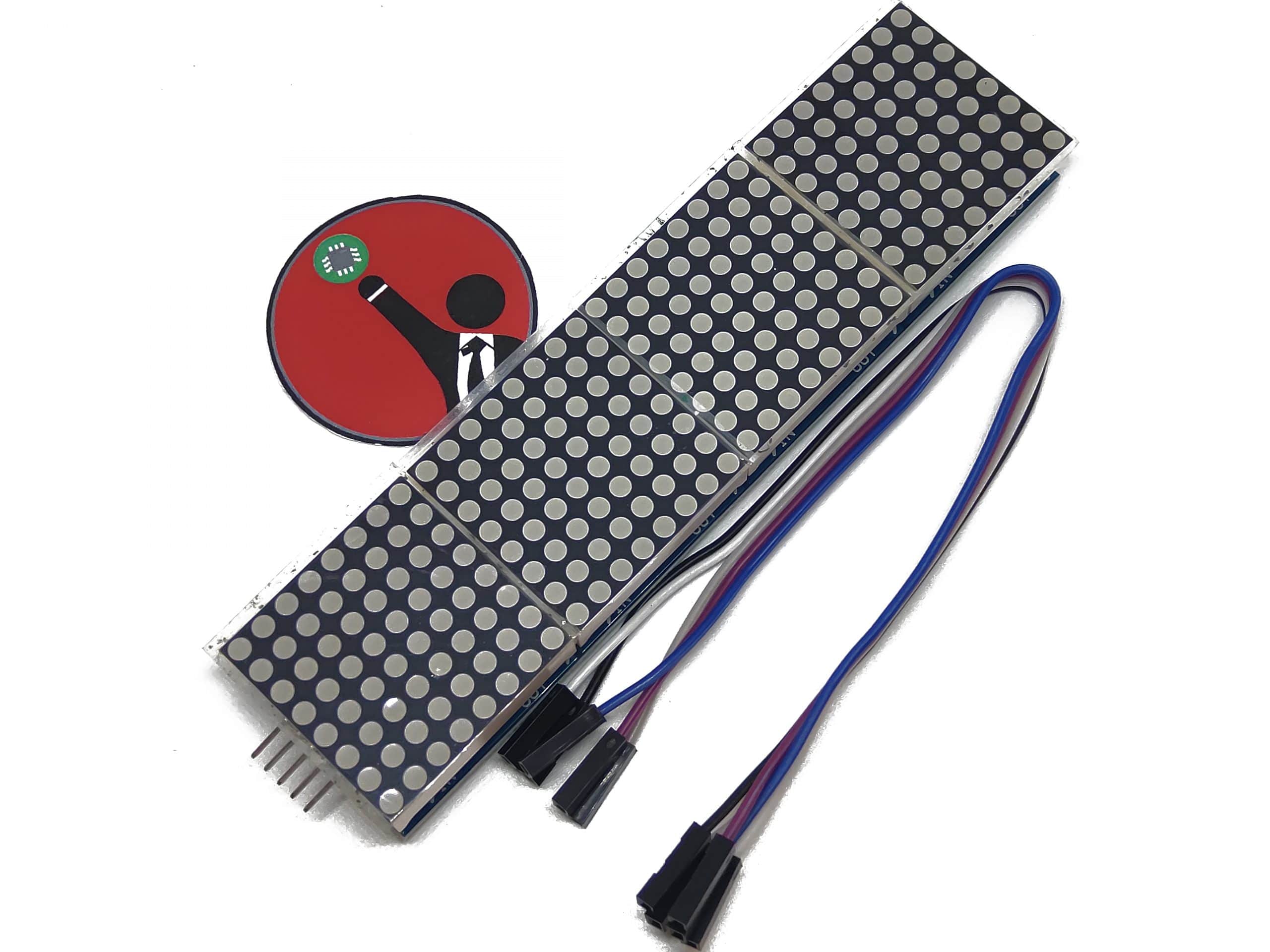 Display 4 Matriz De Puntos Led 8x8 Max7219