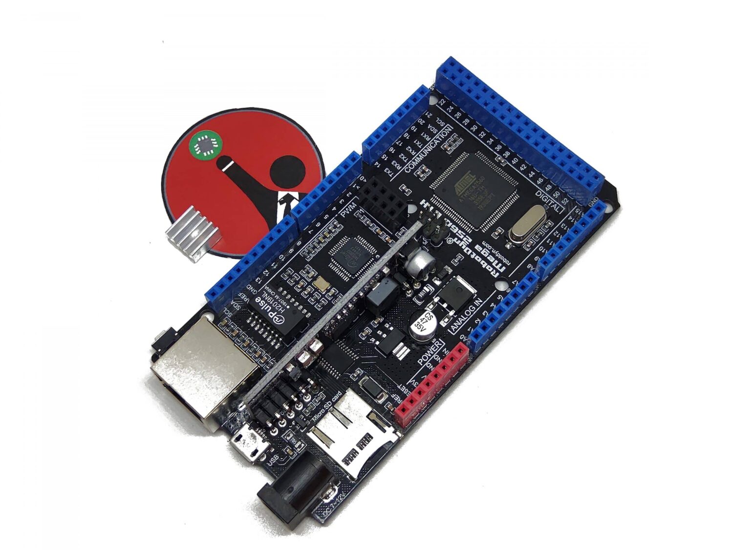 Mega 2560 con Ethernet W5500 Poe Activo