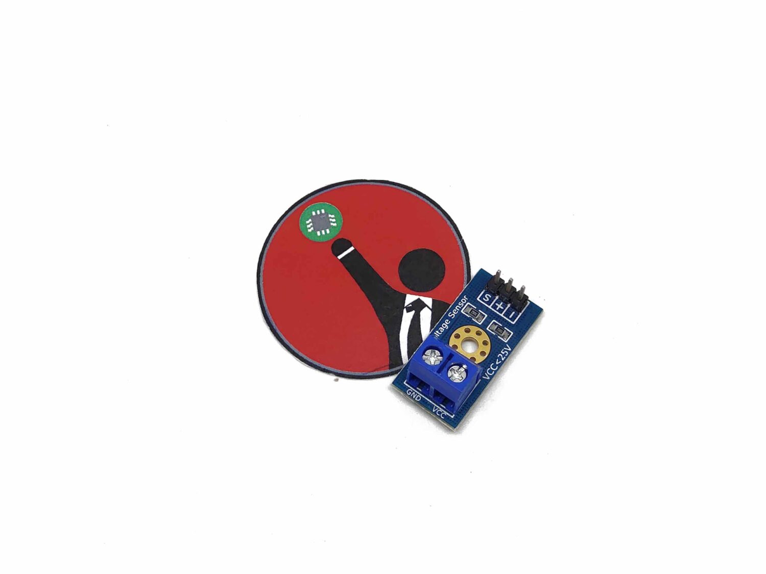 Sensor Voltaje Dc 0 25v Detector