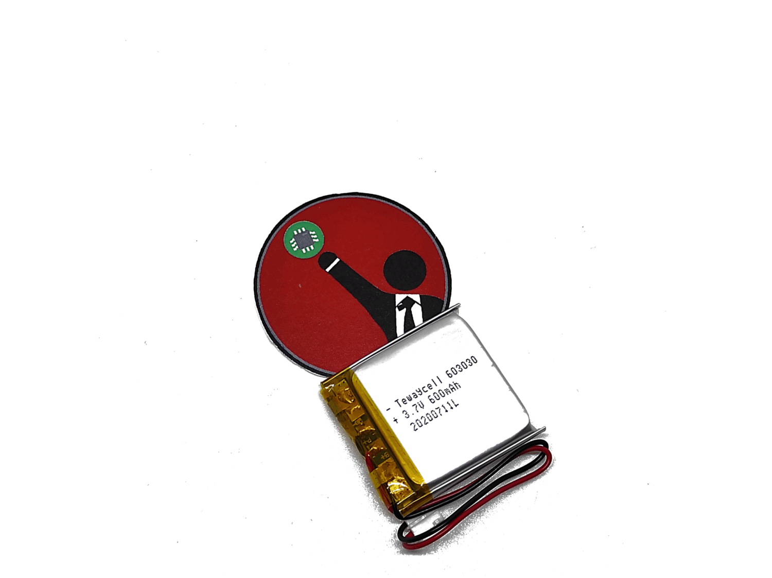 Bateria De Lithium Ion 600mah 3.7v Litio Polymer