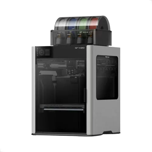 Impresora 3d Bambu Lab H2d Combo 220 Ams 2 Pro Plateado